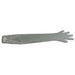 Gray rubber glove on a white background