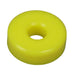 Yellow rubber donut on a white background