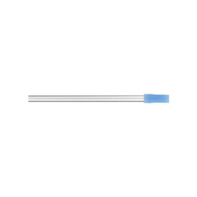 transparent tube with blue cap