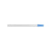 transparent tube with blue cap
