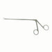 Pair of surgical forceps on a white background