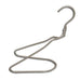 Metallic hanger on a white background