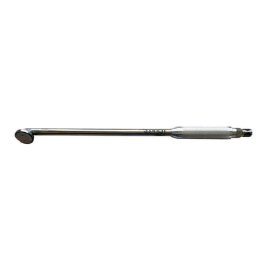 Metal tool bit on a white background