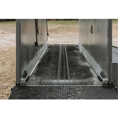 Aluminum Equine Treadmill close up to the inside