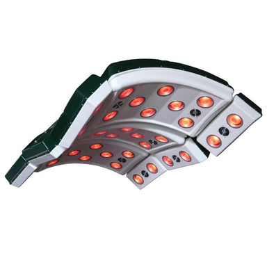 Horse Solarium unit with red lights on a white background