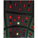 Close-up of a MaXuSS Pro with red and green lights, focusing on the red lights.