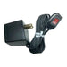 power supply charger with red button