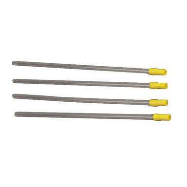 4 metal sticks with yellow gum tip 