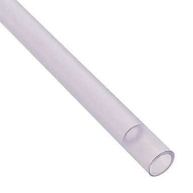 Transparent and white straw 