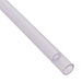 Transparent and white straw 