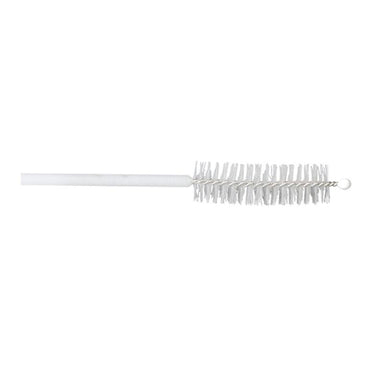 white straw brush on a white background
