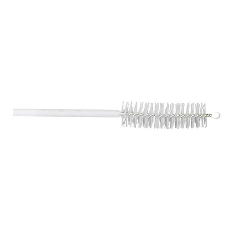 white straw brush on a white background