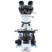 Microscope with 'i4' branding on a white background