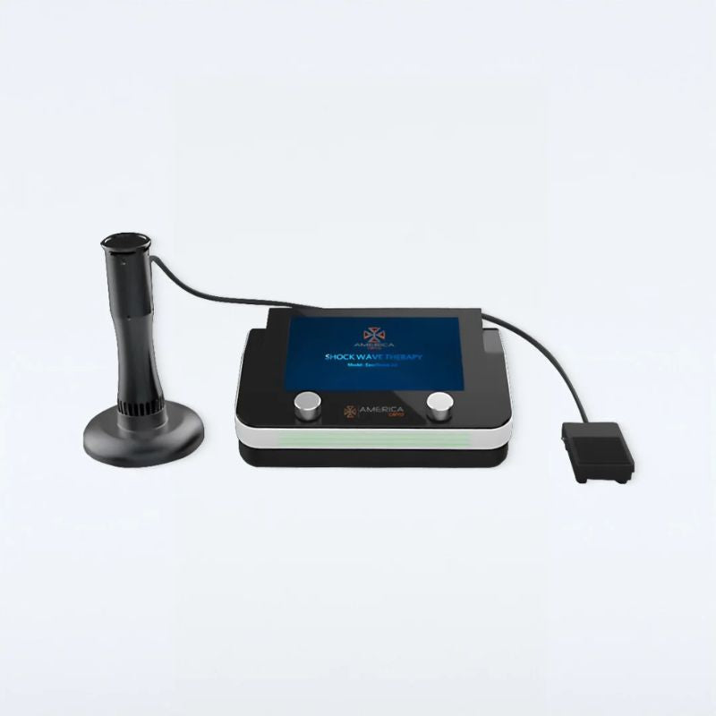 Radial shockwave handpiece and applicator heads for America Cryo Equine Shockwave Therapy